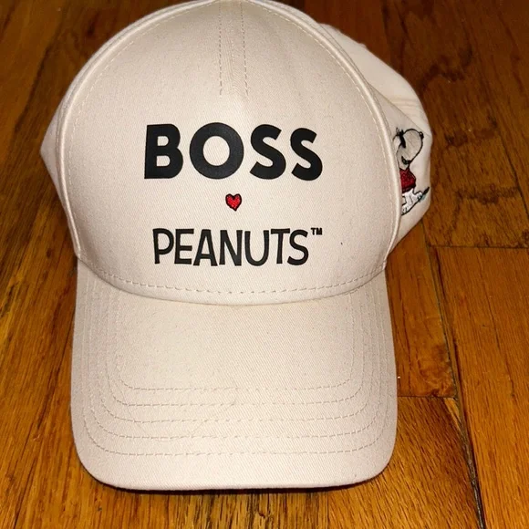 Hugo Boss X Peanuts Cotton Twill Cap With Exclusive Art Work In Light Beige Hugo Boss X Peanuts Cotton Twill Cap With Exclusive Art Work  main image 2